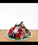 Bloemstuk met Rode wijn